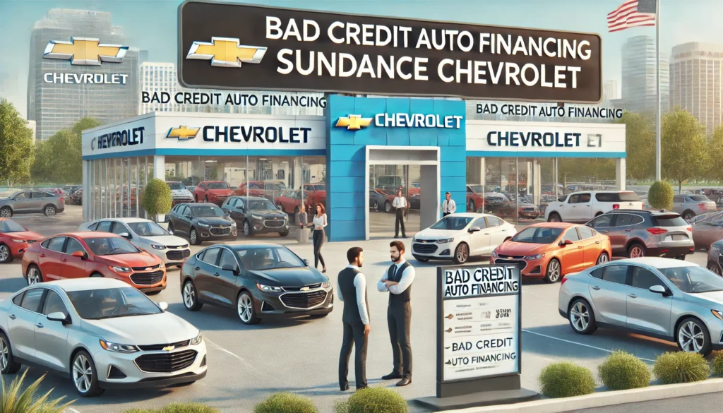 bad credit auto financing for sundance chevrolet