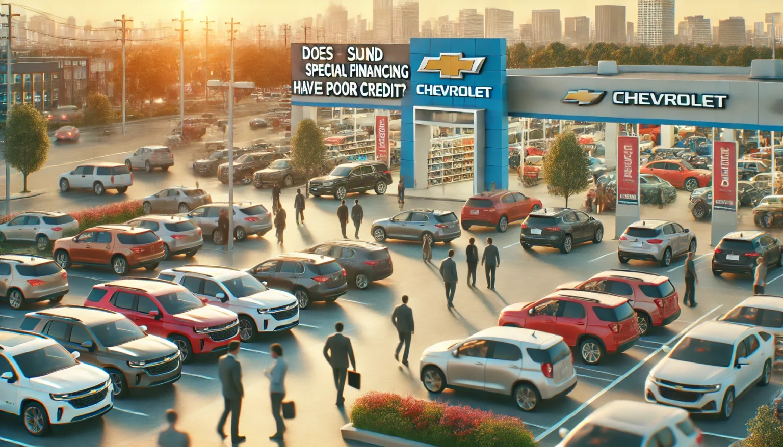 does sundance chevrolet have special financing for poor credit