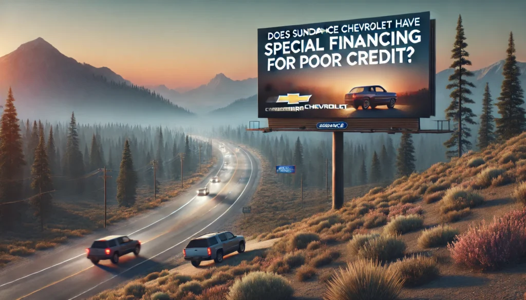 does sundance chevrolet have special financing for poor credit