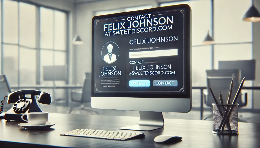 contact felix johnson at sweetdiscord.com